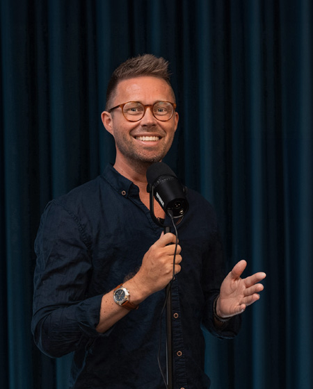 Tobias Thaastrup-Leth, vært på Marketing Perspektivet